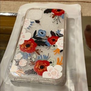 Brand new case for iPhone 11 6.1 clear floral